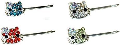 Hello Kitty Bobby Pins, Hair Accessories for Girls - 2pcs