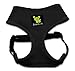 EcoBark Dog Harness - Eco-Friendly Max Comfort Harnesses - Luxurious Soft Mesh Halter - Over The Head Harness Vest- No Pull and No Choke for Puppy, Toy Breeds & Small Dogs (Small, Black)
