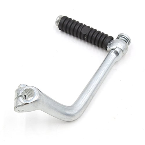 uxcell 13mm Dia Shaft Silver Tone Metal Motorbike Kick Start Starter Lever for Honda 70