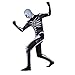 Comtervi Fortnite Skull Trooper Costume Halloween Kids Zentai Bodysuit Cosplay Best Gift for Child Dress up (M)
