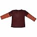 Unique Baby Unisex Layered Thanksgiving Turkey Shirt