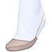 Sanvan Women's Low Cut Socks No Show Liner Half Socks with Sling Back,5 Pairs (Beige)