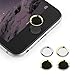 Peres 0.4mm Home Button Sticker(support Fingerprint Indentification System Touch Id)for Iphone 5s Iphone 6 Iphone 6 Plus ( Gold-ring Black)