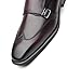 La Milano Men's Double Monk Strap Slip on Loafer Leather Oxford Wingtip Formal Business Casual Comfortable Dress Shoes for Men
