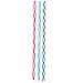 Senfhome Reusable Plastic Straws, 25 Pieces 9Inch L x 8mm W, Colorful Thick Replacement Drinking Straws for 30 oz & 20 oz Yeti, RTIC, Mason Jar, Starbucks with Cleaning Brush. (color 1)