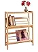 Winsome Mission Beech Wood 4-Tier Bookshelf with Slanted Shelf, Natural (82430)