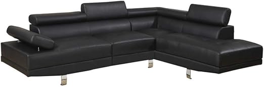 Bhdesign Laura Canape D Angle Fixe Moderne 4 Places Simili