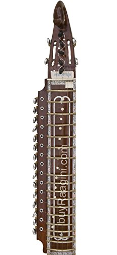 Maharaja Musicals Peacock Dilruba, Pick-up/Audio-Out, Geared Tuning Pegs, Special Bow, Rosin, Extra String Set, Nylon Bag (GSB-AJI) - Thumbnail 5