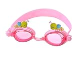 Swimming Goggles for Kids by Goggle Pets; 100% Silicone Straps, Premium Quality Lenses, Anti Fog Scratch Resistant UV Protection