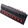 Amarine-made-8-Gang-Waterproof-Round-Rocker-Switch-Panel-Black-for-Boat-Marine-Bridge-Control-Push-Button-Circuit-Breakers-Overload-Protected-12v-24v