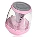 XINLIFAN Bluetooth Speaker Wireless Rechargeable Mini Portable LED for Smartphone Tablet Very Good (Color : Pink)