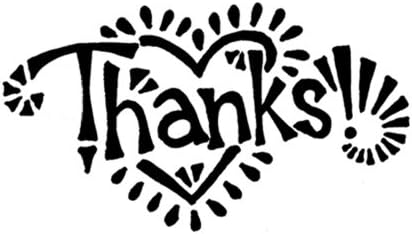 Karmabee Thanks Note Cards, Blank Inside, Set of 10