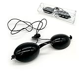 IPL Safety Goggles, Karono 200-2000nm Typical Wavelength Laser eye Protection Glasses, Tanning Goggles, Eyewear, Eyepatch, Eyeshields for Patients in IPL, UV, Infrared LED Light Therapy