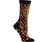 Ozone Women's Turkish Flower Crew Socks