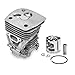 Everest Parts Supplies New Cylinder Head FITS Husqvarna 455 460 47mm Piston KIT Piston PIN Rings CIRCLIP primary