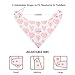 10-Pack Baby Girl Bandana Drool Bibs Gift Set for Drooling Teething by MiiYoung