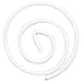 JAM Paper Papercloops - Round Circular Paperclips - White - 50/pack