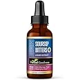 Soursop Bitters Liquid 1oz | Organic Digestive Bitters - 15x Alpha Tonic, Sour SOP Graviola Fresh Fruit, Juice & Leaves with Moringa, Supports Colon Cleanse, Digestion & Immune Boost