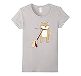 Womens Cute Shiba Inu Shirt Nope - Doge Meme T-shirt W Small Silver