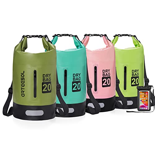 Blackace arteesol Dry Bag - 5L 10L 20L 30L Waterproof trockener Beutel/Sack wasserdichte Tasche mit Langem justierbarem Bügel für Kayaking Boots-Ausfl