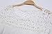 Lovaru Women's White Lace Sleeve Chiffon Patchwork Shirt Fashion Blouse