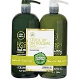 Paul Mitchell Tea Tree Lemon Sage Thickening Shampoo and Conditioner Set, 33.8 oz