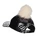 PU Jewel Cap with Pom Pom