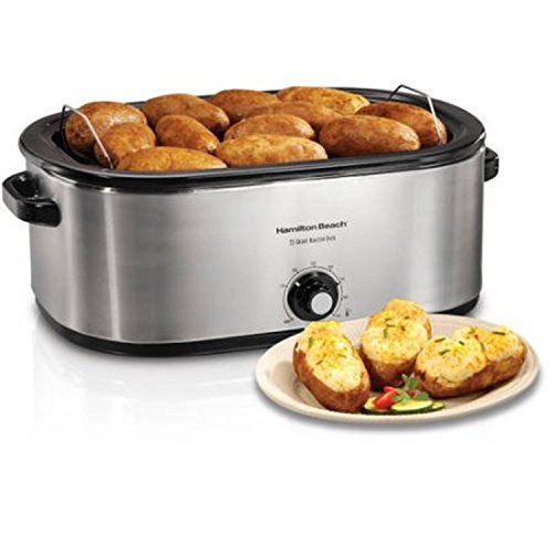 Hamilton Beach 28 lb 22Quart Roaster Oven with SelfBasting Lid