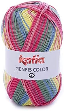 Lanas Katia MENFIS Color de Ovillo.