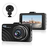 Car Dash Cam，1080P Car Camera Car On-Dash Video DVR Dashboard Recorder with 3.0