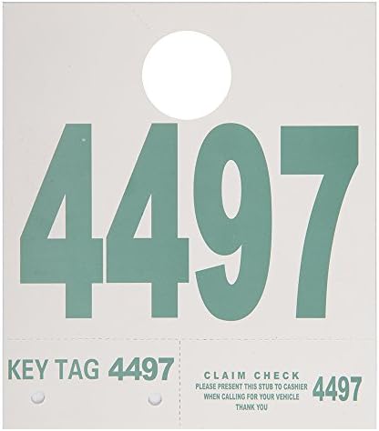 Automotive Interior Protection 70-004-1000PK Dispatch Number System Numeral 4000-4999, (Case of 1000)