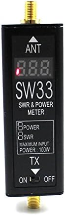 Surecom SW-33 SW33 VHF UHF Mini Power & SWR Meter SW33 100MHz~520MHz for Two Way Radio