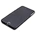 Dockem Luxe Wallet Case for iPhone 8 Plus and 7 Plus - Slim, Simple Card Case with UltraGrip Canvas Style Synthetic Leather: Professional Executive Cover with 2 Card/ID Holder Slots [Black and Grey]