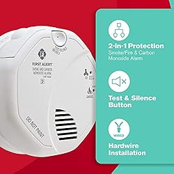 FIRST ALERT BRK SC7010BV-3 Hardwired Talking