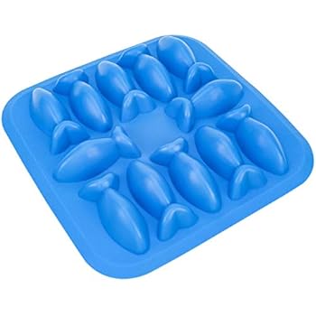 Fairly Odd Novelties FON-10002 Fish Ice Cube Tray, Onesize, Blue
