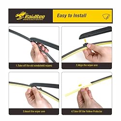 Raidbee Rear Wiper Blade,15" Back Windshield Wiper