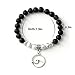 Volcanic Stone Marble Charm Essential Oil Diffuser Bracelet Stretchable Prayer Stone bracelet Natural Gemstone Wave Peace Dove Gifts for Women