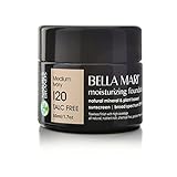 Bella Mari Moisturizing Foundation Medium Ivory I20 50ml/ 1.7oz Glass Jar