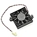 BAY Direct Heatsink Cooling Fan with Box for DaHua DVR/HDCVI Camera Fan DVR Motherboard Fan 5V DAHUA Fan with 2 Wire 2 Pin