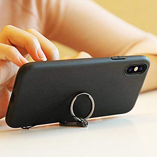 MXRS Cellphone Ring Stand Holder Lanyard 4 Pack Universal 2 in 1 Finger Ring Hand Wrist Strap Metal Stand Kickstand Finger Loop Grip for Cellphone, Phone Case, Camera and USB Drives