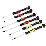 Precision Screwdriver SET OF 6 - Magnetic Flathead and Philips With NON-SKID Handle in Different SIZES/COLORS - Professional Repair Tool Kit For Electronics/iPhone/PC/Jewelry/Watch/Eyeglass