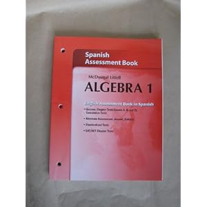 McDougal Littell Algebra 1: Assessment Book (Spanish Edition)