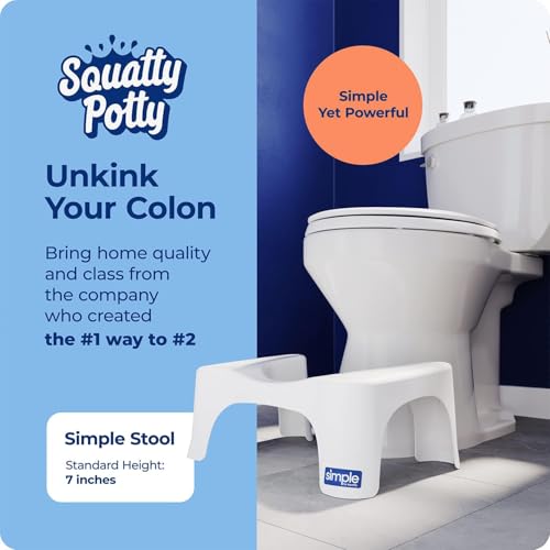 Squatty Potty Simple Curve Toilet Stool.
