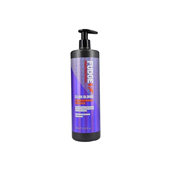 Fudge-Professional-Purple-Toning-Shampoo-Original-Clean-Blonde-Shampoo-For-Blonde-Hair-XL-Salon-Size-Pump-Bottle-1000-ml Fudge Professional Purple Toning Shampoo, Original Clean Blonde Shampoo, For Blonde Hair, XL Salon Size Pump Bottle…
