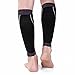 Day Tip Calf Compression Sleeve - Calf Brace - Leg Compression Socks for Helps Shin Splint with Men, Women and Runners - Calf Guard for Running, Cycling, Maternity, Travel, Nurses (Black, Medium)