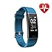 Letsfit Fitness Tracker, Activity Tracker Watch with HR Monitor, Step Counter, Pedometer Watch, Calorie Counter Smart Watch for Kids Women and Men
