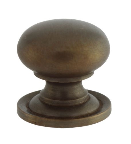 EVI Herrajes 1007/15 - Knobs, Pack of 4 Units, Finish Rustic (Brass)