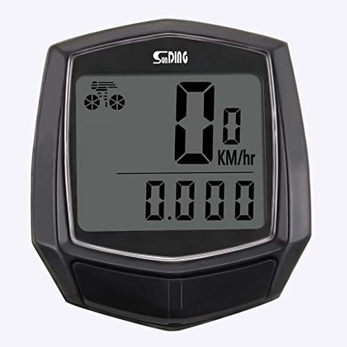 Aobiny Bike Accessoriesï¼ŒBike Waterproof Wired Multifunctional Bicycle LCD Computer Speedometer Cycling Odometer Stopwatch (Black)