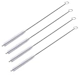 Straw Brush, Alink Nylon Skinny Pipe Tube Cleaner 190mm x 7mm Set of 4