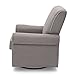 Delta Children Rowen Glider Swivel Rocker Chair, Dove Grey
